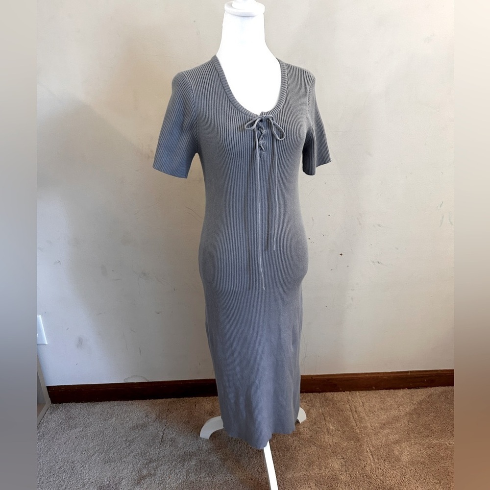 Skies are Blue knit short sleeve dress medium - Picture 3 of 5